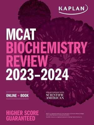 cover image of MCAT Biochemistry Review 2023-2024: Online + Book